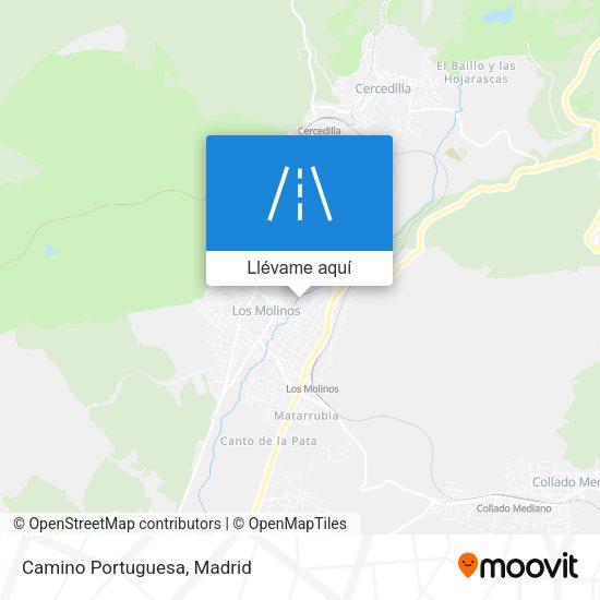 Mapa Camino Portuguesa