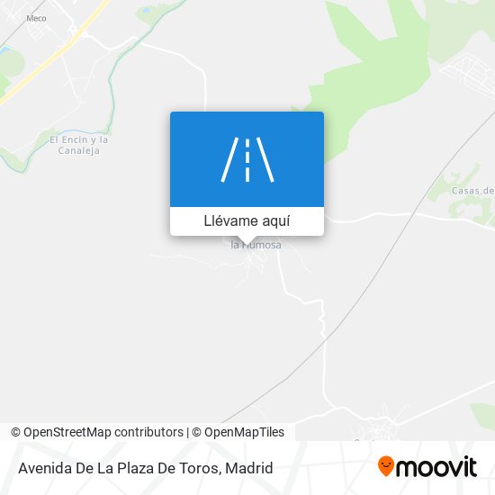 Mapa Avenida De La Plaza De Toros