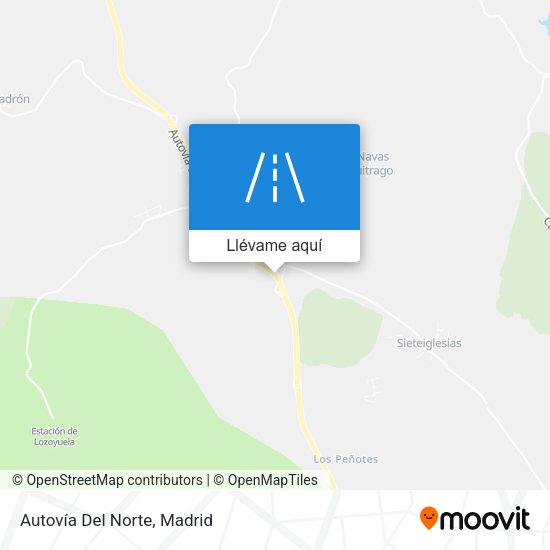 Mapa Autovía Del Norte