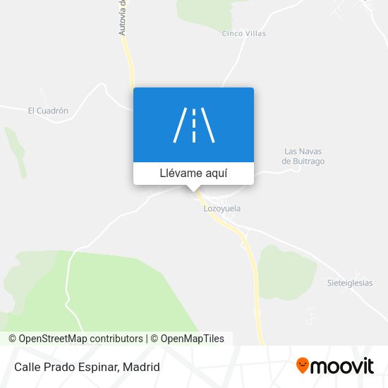 Mapa Calle Prado Espinar