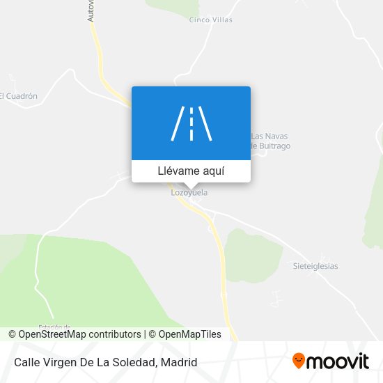 Mapa Calle Virgen De La Soledad