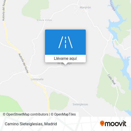 Mapa Camino Sieteiglesias