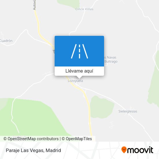 Mapa Paraje Las Vegas