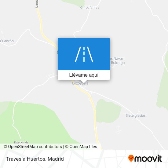 Mapa Travesía Huertos