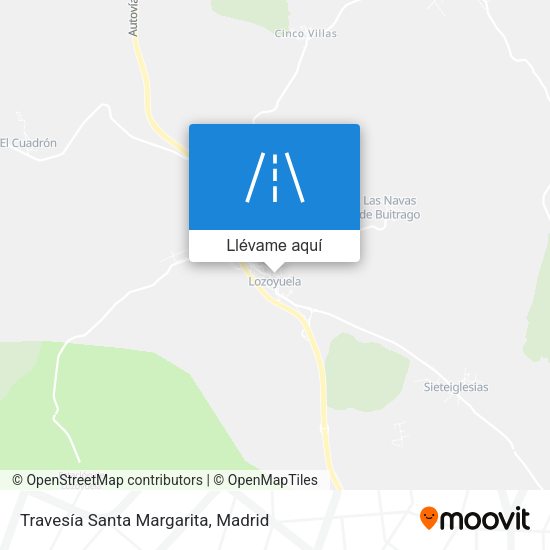 Mapa Travesía Santa Margarita