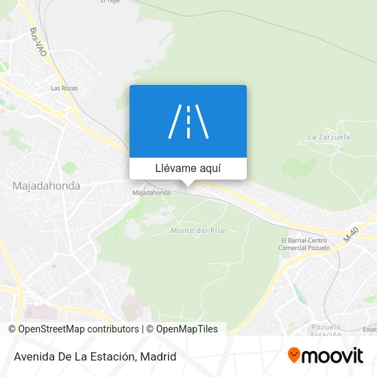 Mapa Avenida De La Estación