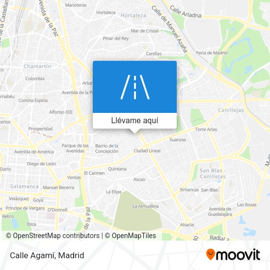 Mapa Calle Agamí