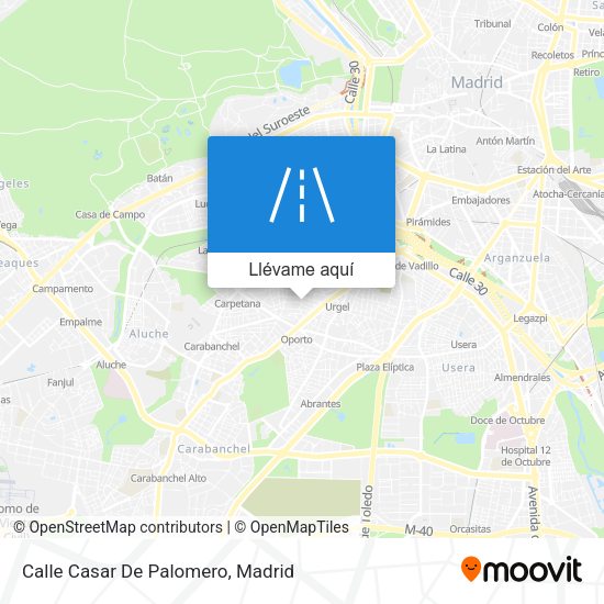 Mapa Calle Casar De Palomero