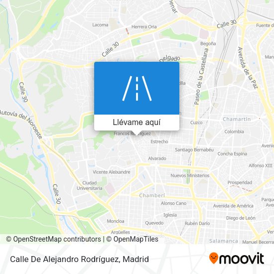 Mapa Calle De Alejandro Rodríguez