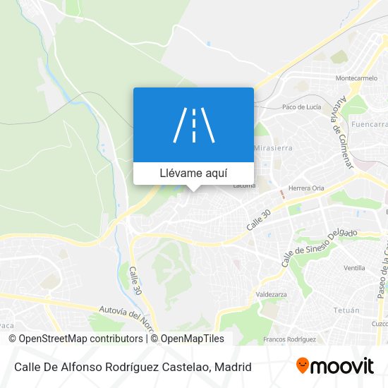Mapa Calle De Alfonso Rodríguez Castelao