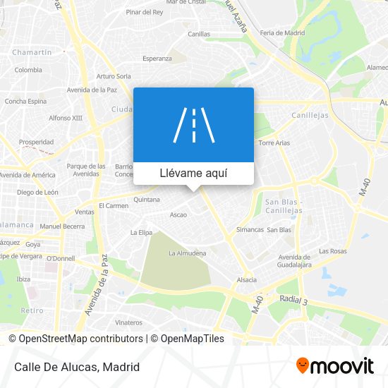 Mapa Calle De Alucas