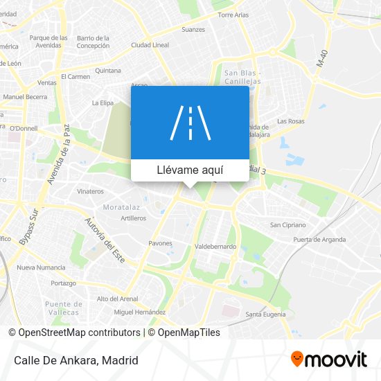 Mapa Calle De Ankara