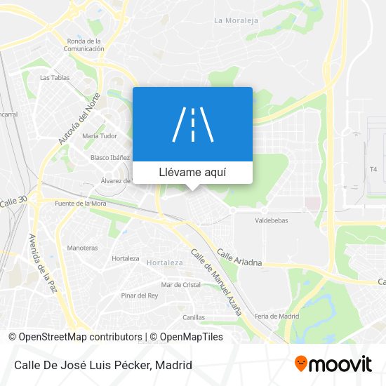 Mapa Calle De José Luis Pécker