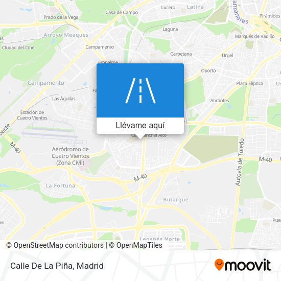 Mapa Calle De La Piña