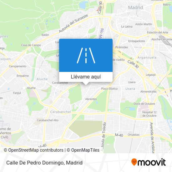 Mapa Calle De Pedro Domingo