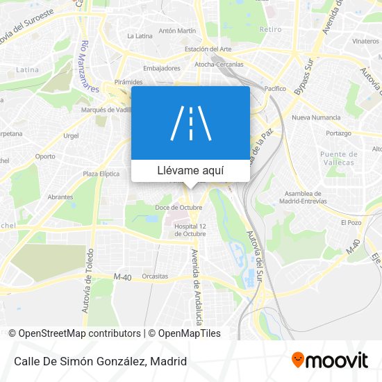 Mapa Calle De Simón González