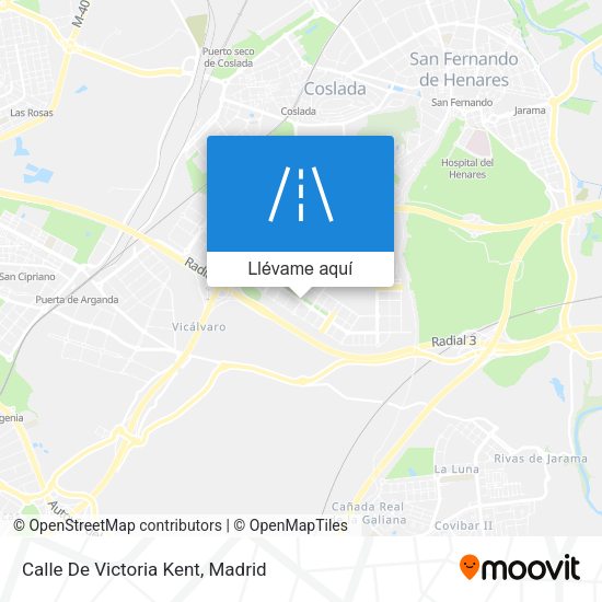 Mapa Calle De Victoria Kent