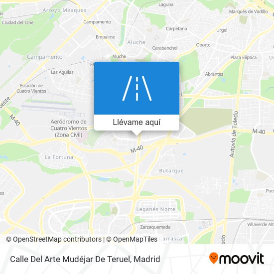 Mapa Calle Del Arte Mudéjar De Teruel