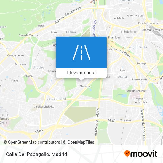 Mapa Calle Del Papagallo