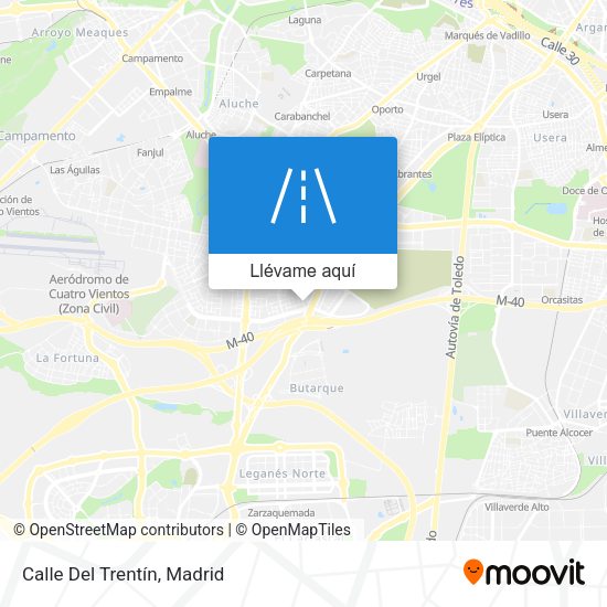 Mapa Calle Del Trentín