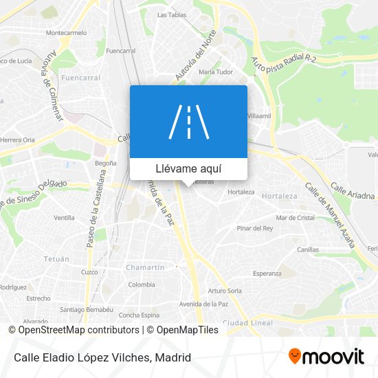 Mapa Calle Eladio López Vilches