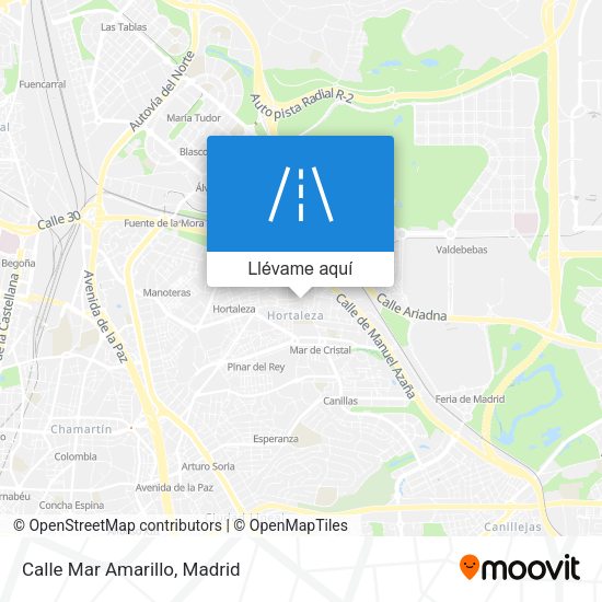 Mapa Calle Mar Amarillo