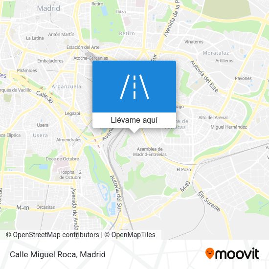 Mapa Calle Miguel Roca