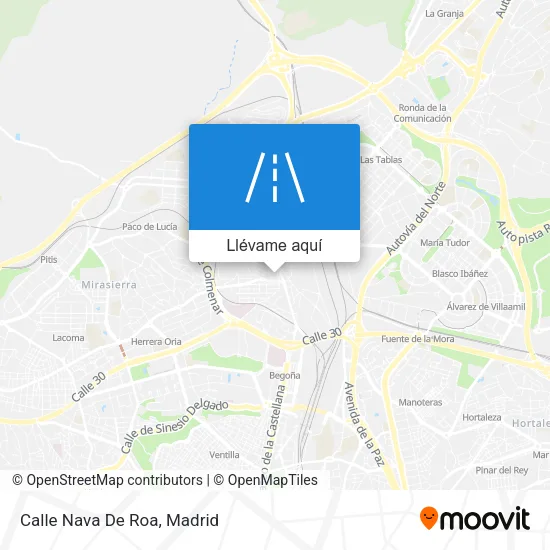 Mapa Calle Nava De Roa