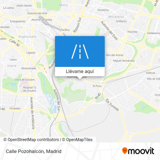 Mapa Calle Pozohalcón