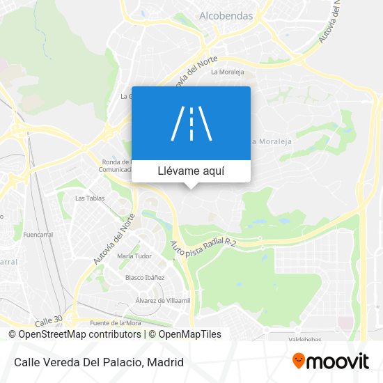 Mapa Calle Vereda Del Palacio