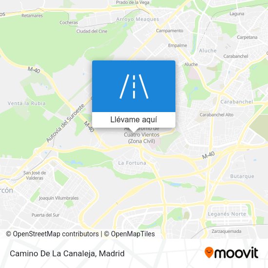 Mapa Camino De La Canaleja