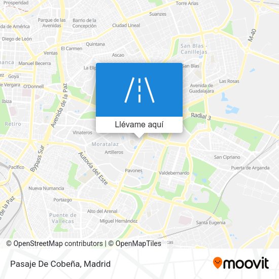 Mapa Pasaje De Cobeña