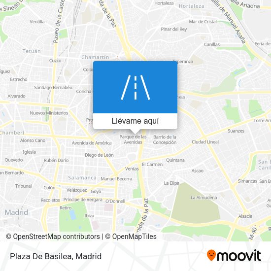 Mapa Plaza De Basilea
