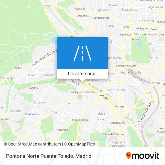 Mapa Pontona Norte Puente Toledo