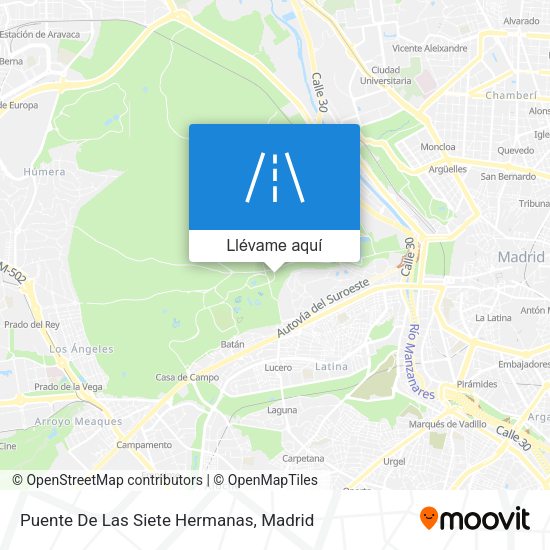 Mapa Puente De Las Siete Hermanas