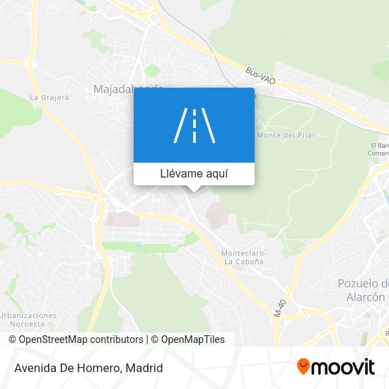 Mapa Avenida De Homero