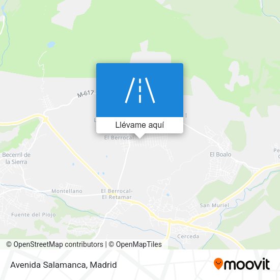 Mapa Avenida Salamanca