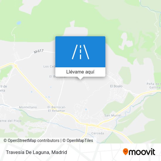 Mapa Travesía De Laguna
