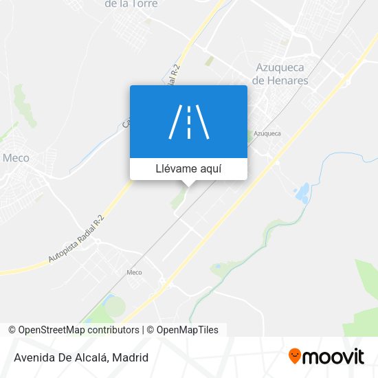Mapa Avenida De Alcalá