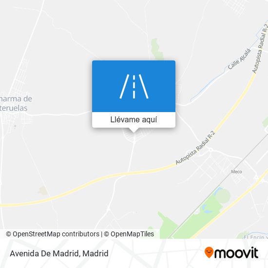 Mapa Avenida De Madrid