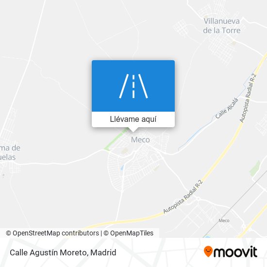 Mapa Calle Agustín Moreto