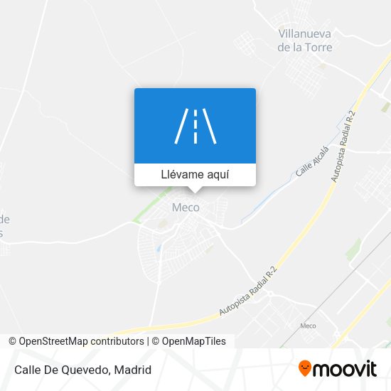 Mapa Calle De Quevedo