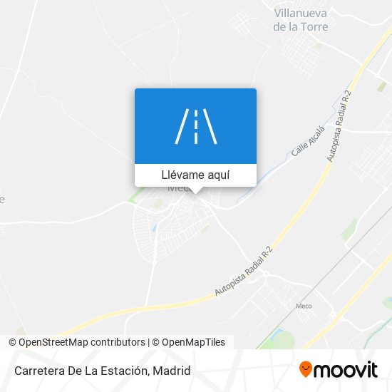 Mapa Carretera De La Estación