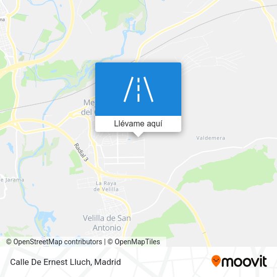 Mapa Calle De Ernest Lluch