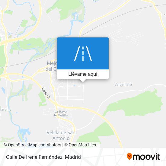 Mapa Calle De Irene Fernández