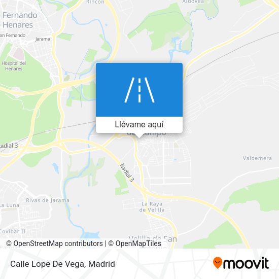 Mapa Calle Lope De Vega