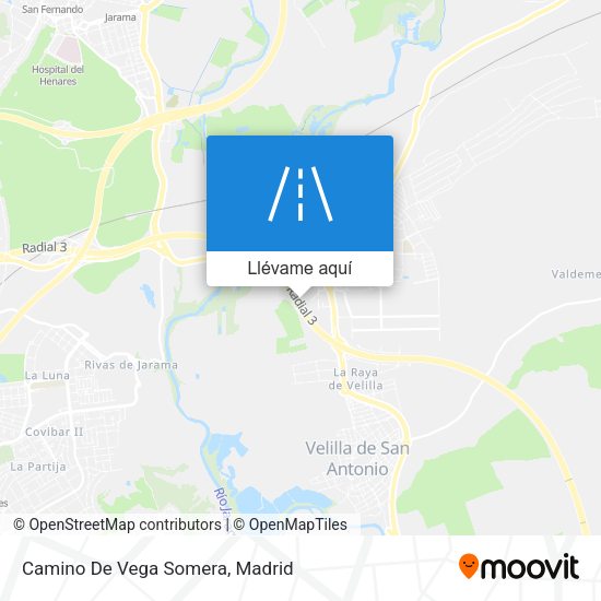 Mapa Camino De Vega Somera