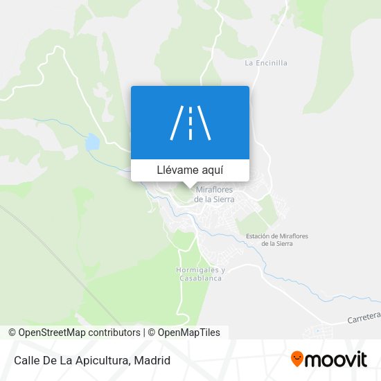 Mapa Calle De La Apicultura