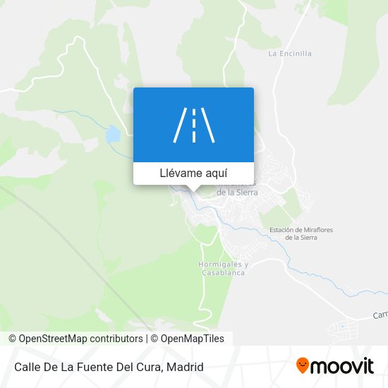 Mapa Calle De La Fuente Del Cura