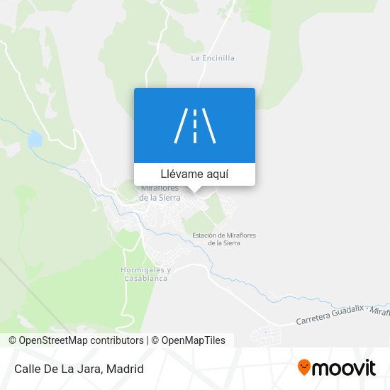Mapa Calle De La Jara